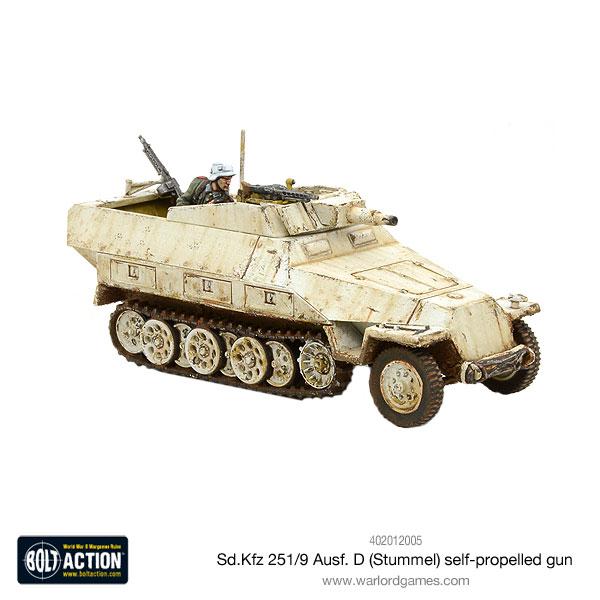 Bolt Action: German - Sd.Kfz 251/9 Ausf D (Stummel) half-track