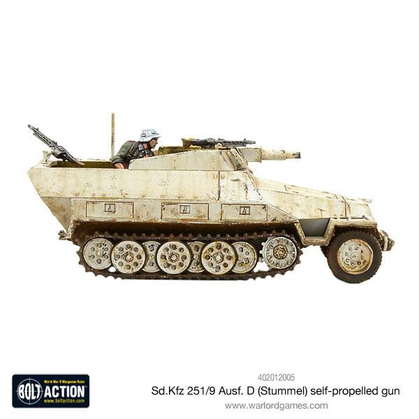 Bolt Action: German - Sd.Kfz 251/9 Ausf D (Stummel) half-track
