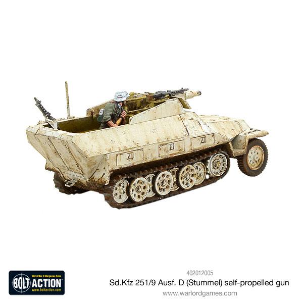 Bolt Action: German - Sd.Kfz 251/9 Ausf D (Stummel) half-track