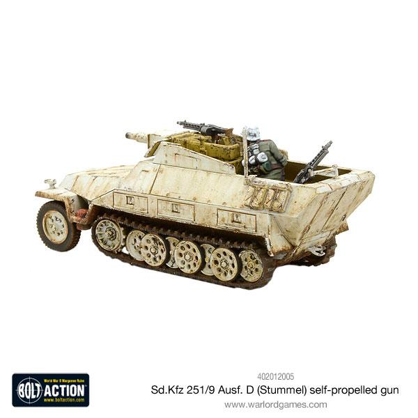 Bolt Action: German - Sd.Kfz 251/9 Ausf D (Stummel) half-track