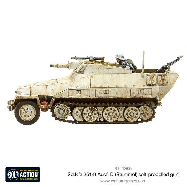 Bolt Action: German - Sd.Kfz 251/9 Ausf D (Stummel) half-track