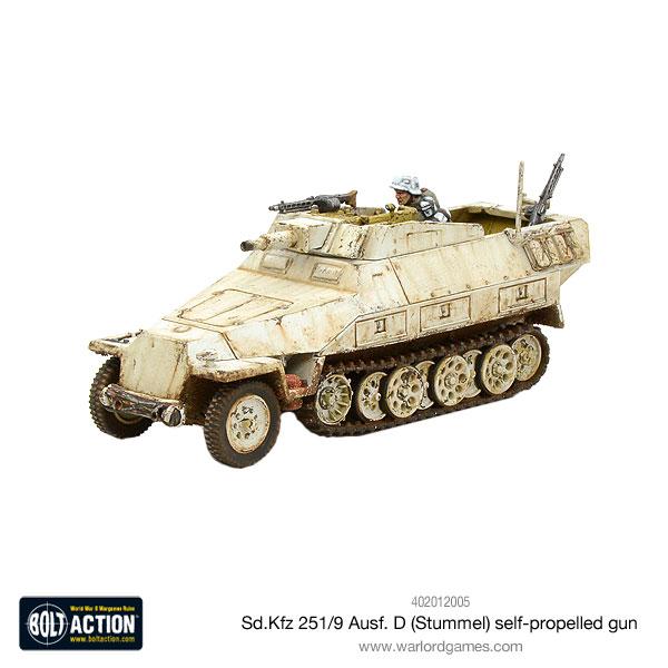 Bolt Action: German - Sd.Kfz 251/9 Ausf D (Stummel) half-track