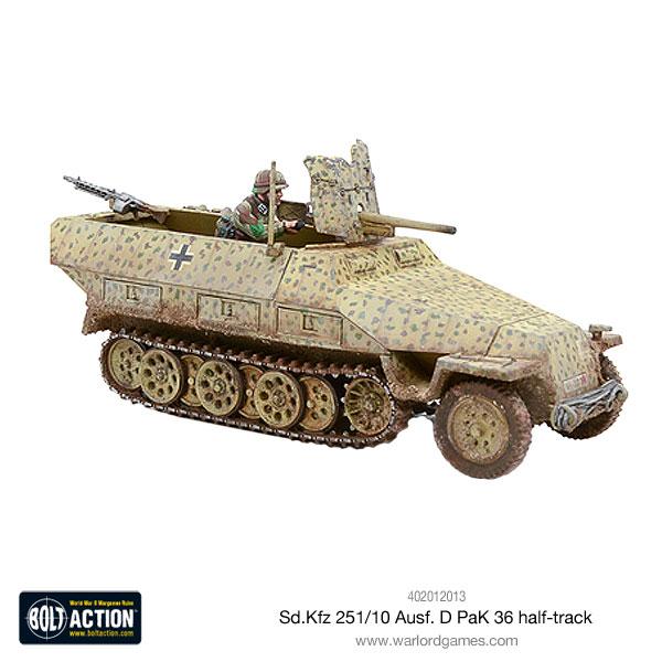Bolt Action: German - Sd.Kfz 251/10 ausf D (37mm Pak) Half Track
