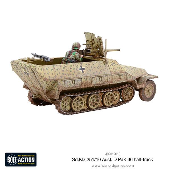 Bolt Action: German - Sd.Kfz 251/10 ausf D (37mm Pak) Half Track
