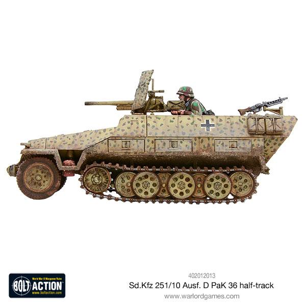 Bolt Action: German - Sd.Kfz 251/10 ausf D (37mm Pak) Half Track