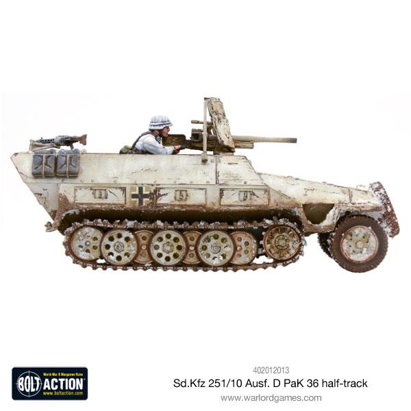 Bolt Action: German - Sd.Kfz 251/10 ausf D (37mm Pak) Half Track