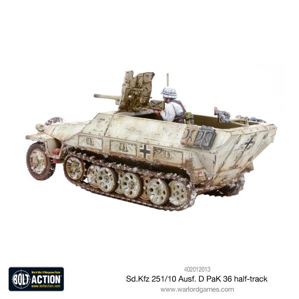 Bolt Action: German - Sd.Kfz 251/10 ausf D (37mm Pak) Half Track