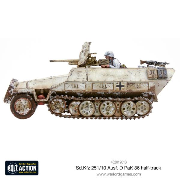 Bolt Action: German - Sd.Kfz 251/10 ausf D (37mm Pak) Half Track