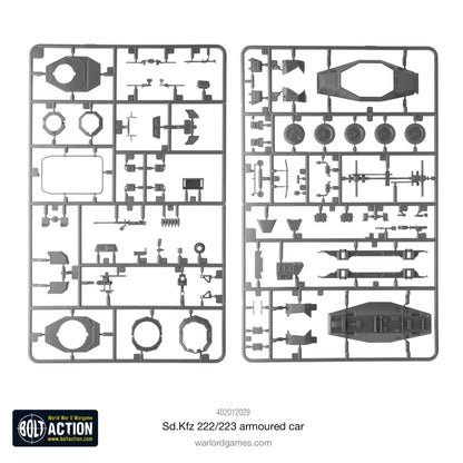 Achtung Panzer!: German Tanks - Sd.Kfz 222/223 armoured car