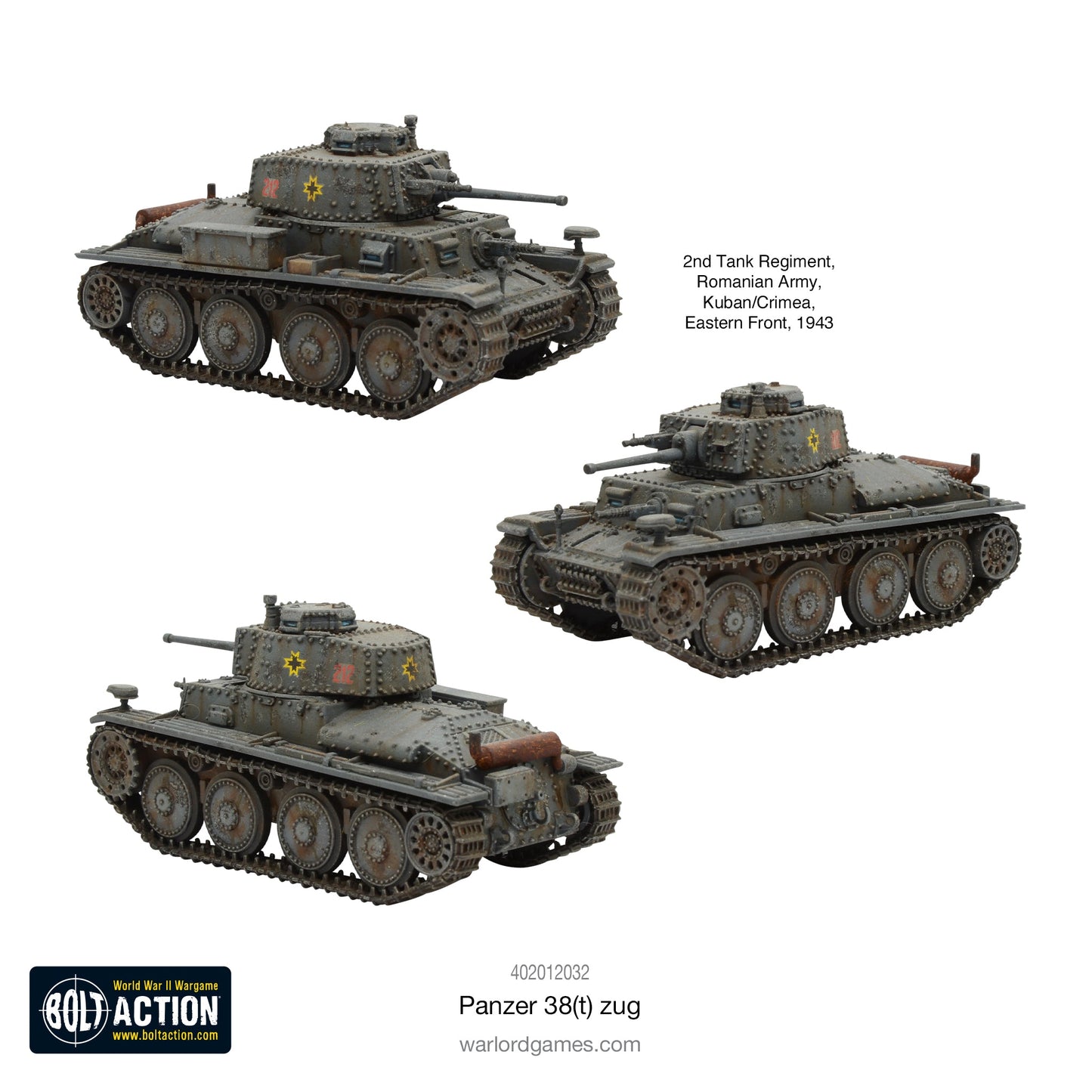 Bolt Action: German - Panzer 38(t) Zug