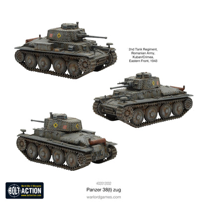 Bolt Action: German - Panzer 38(t) Zug
