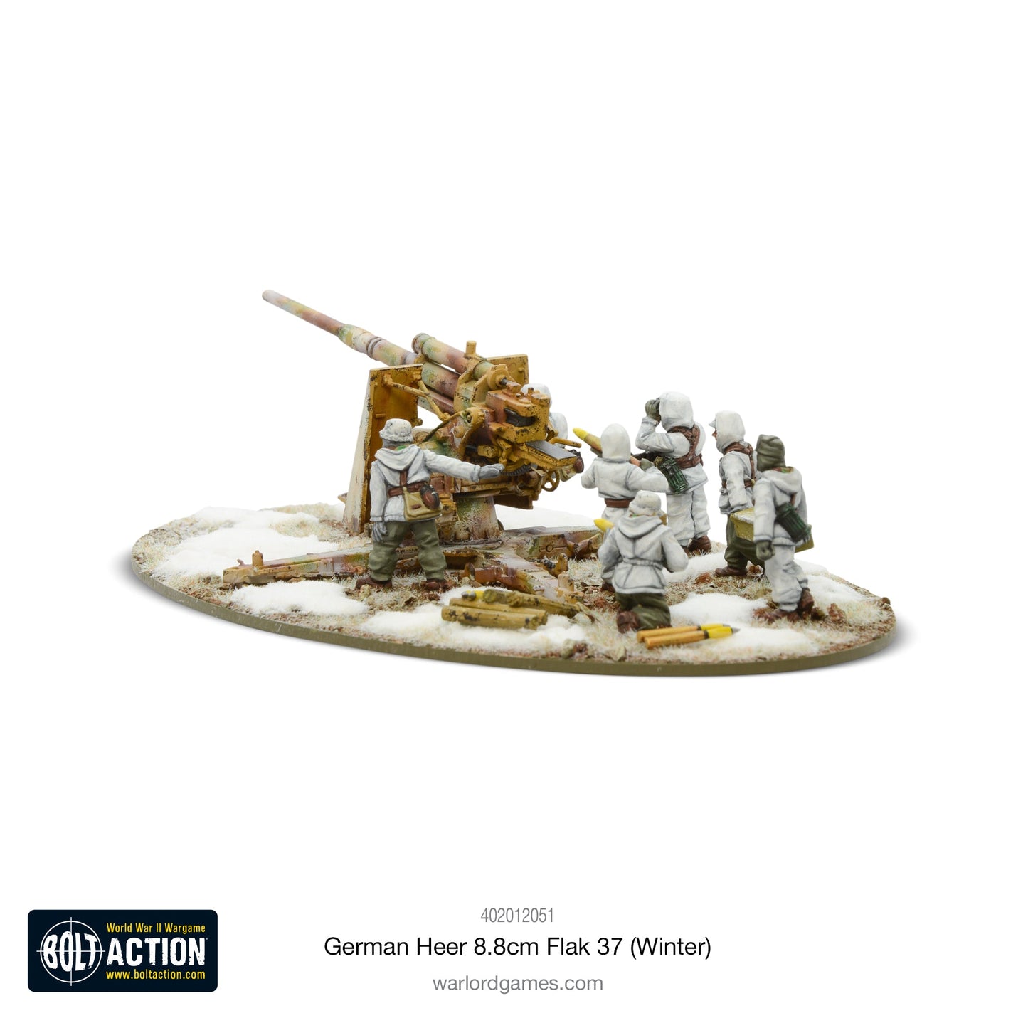 Bolt Action: German - German Heer 8.8cm Flak 37 (Winter)