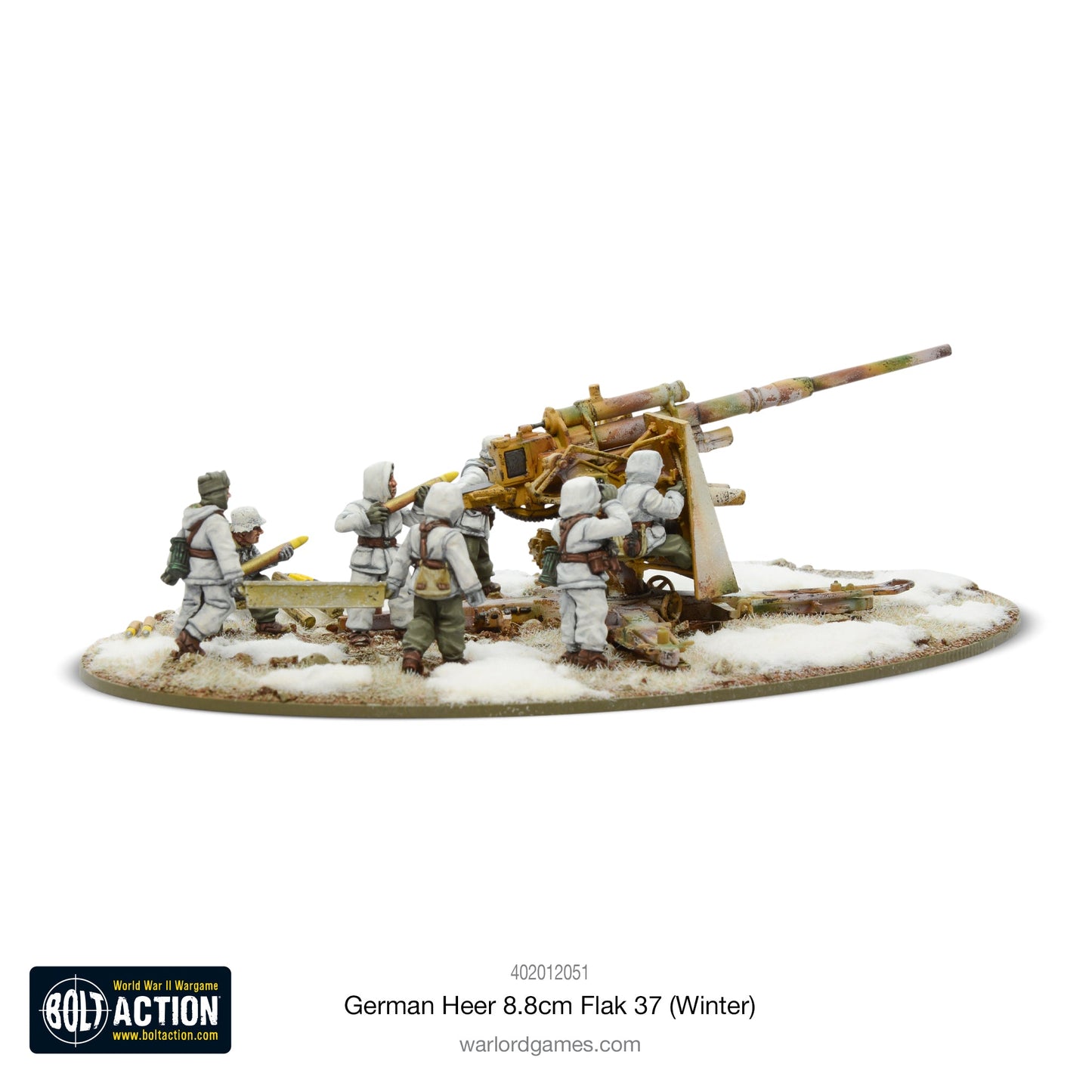 Bolt Action: German - German Heer 8.8cm Flak 37 (Winter)