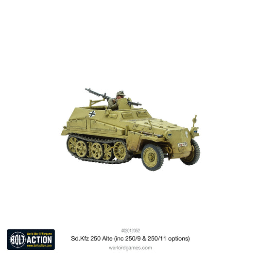 Bolt Action: German - Sd.Kfz 250 (Alte) Half-Track (Options For 250/1, 250/9 & 250/11 Variants)