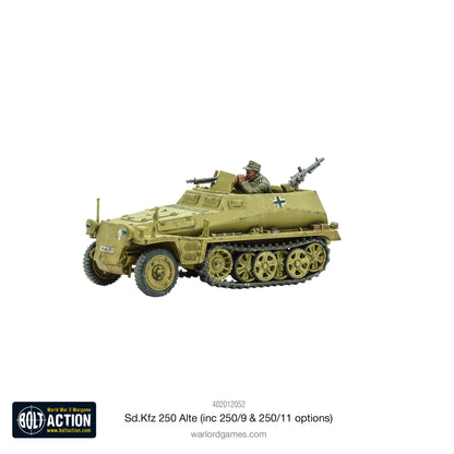 Bolt Action: German - Sd.Kfz 250 (Alte) Half-Track (Options For 250/1, 250/9 & 250/11 Variants)