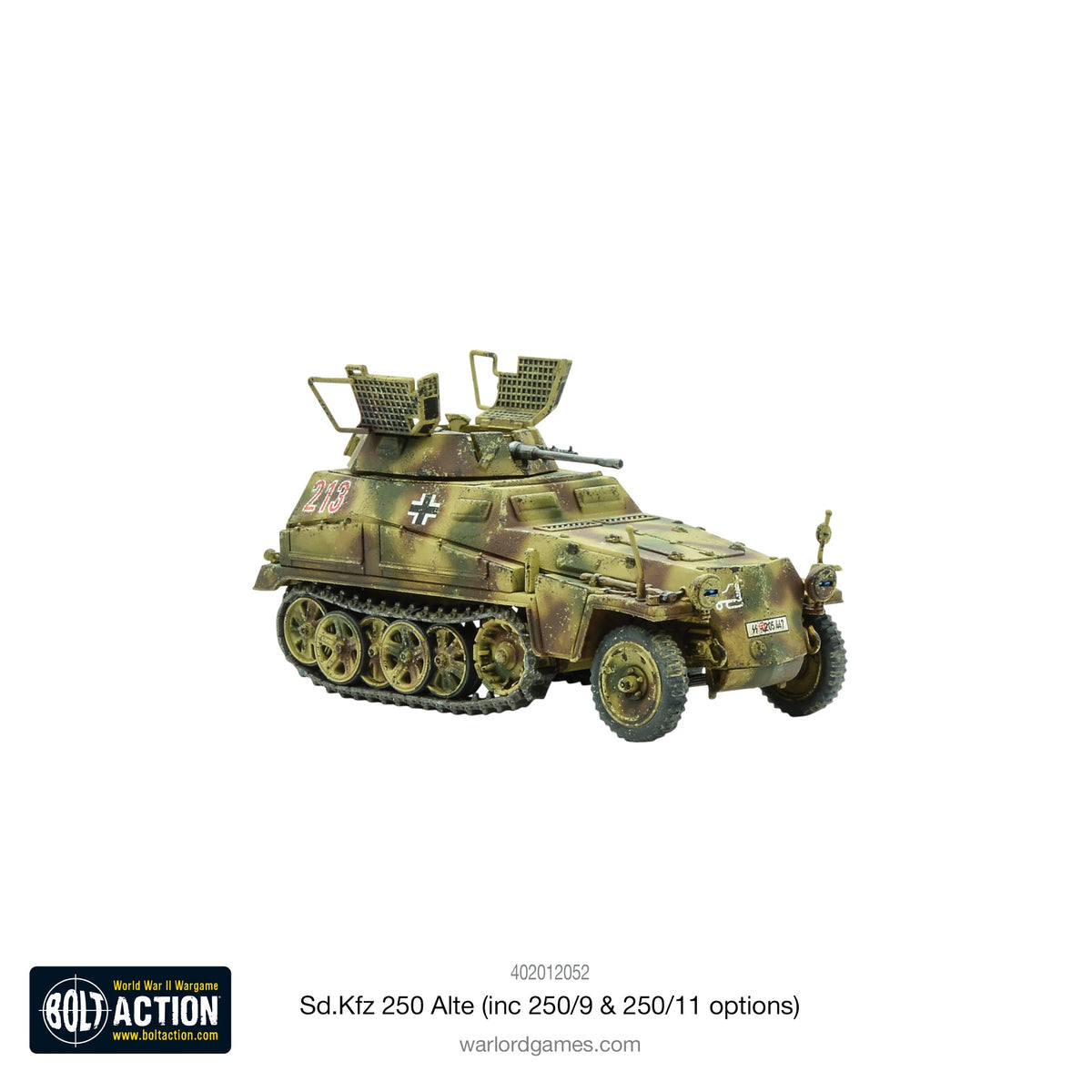 Bolt Action: German - Sd.Kfz 250 (Alte) Half-Track (Options For 250/1, 250/9 & 250/11 Variants)