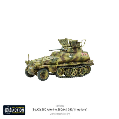 Bolt Action: German - Sd.Kfz 250 (Alte) Half-Track (Options For 250/1, 250/9 & 250/11 Variants)