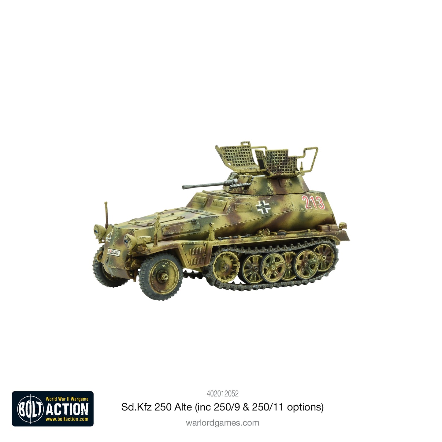 Bolt Action: German - Sd.Kfz 250 (Alte) Half-Track (Options For 250/1, 250/9 & 250/11 Variants)