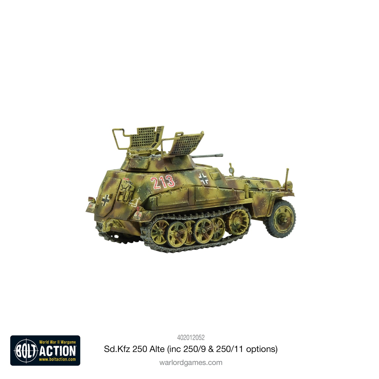 Bolt Action: German - Sd.Kfz 250 (Alte) Half-Track (Options For 250/1, 250/9 & 250/11 Variants)