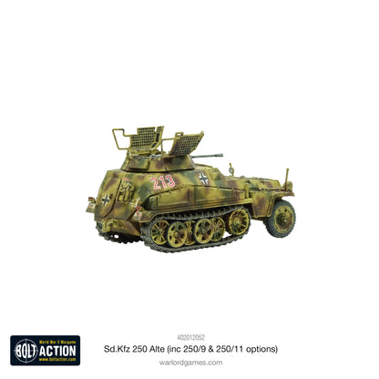 Bolt Action: German - Sd.Kfz 250 (Alte) Half-Track (Options For 250/1, 250/9 & 250/11 Variants)