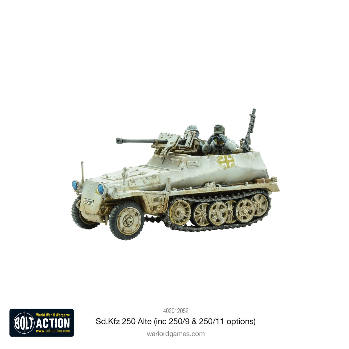 Bolt Action: German - Sd.Kfz 250 (Alte) Half-Track (Options For 250/1, 250/9 & 250/11 Variants)