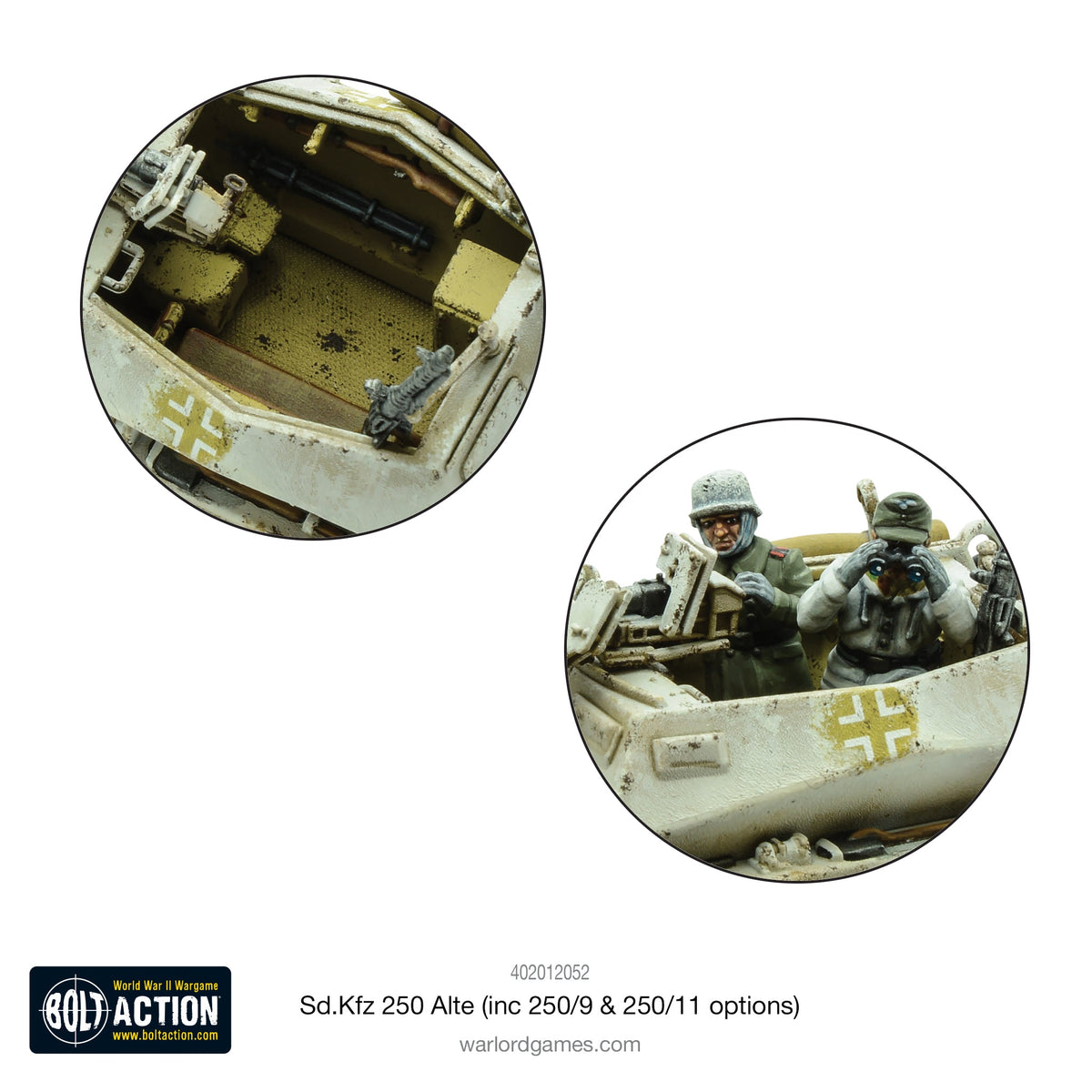 Bolt Action: German - Sd.Kfz 250 (Alte) Half-Track (Options For 250/1, 250/9 & 250/11 Variants)