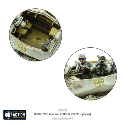 Bolt Action: German - Sd.Kfz 250 (Alte) Half-Track (Options For 250/1, 250/9 & 250/11 Variants)