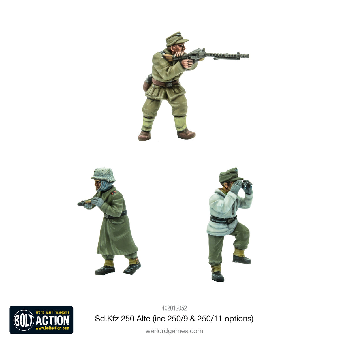 Bolt Action: German - Sd.Kfz 250 (Alte) Half-Track (Options For 250/1, 250/9 & 250/11 Variants)