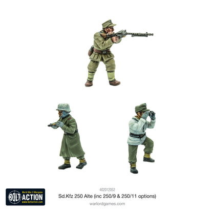 Bolt Action: German - Sd.Kfz 250 (Alte) Half-Track (Options For 250/1, 250/9 & 250/11 Variants)