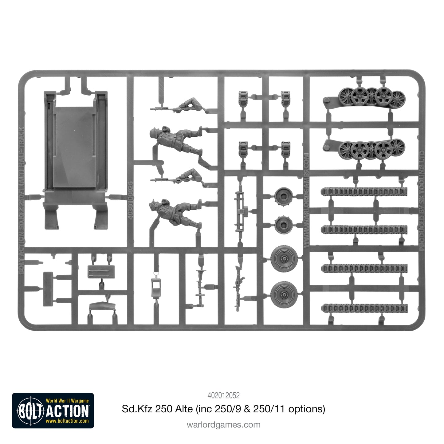 Bolt Action: German - Sd.Kfz 250 (Alte) Half-Track (Options For 250/1, 250/9 & 250/11 Variants)