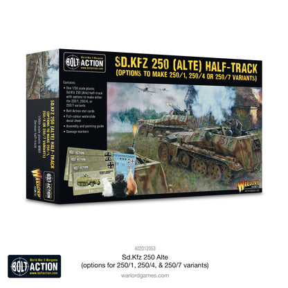 Bolt Action: German - Sd.Kfz 250 Alte (Options for 250/1, 250/4 & 250/7)