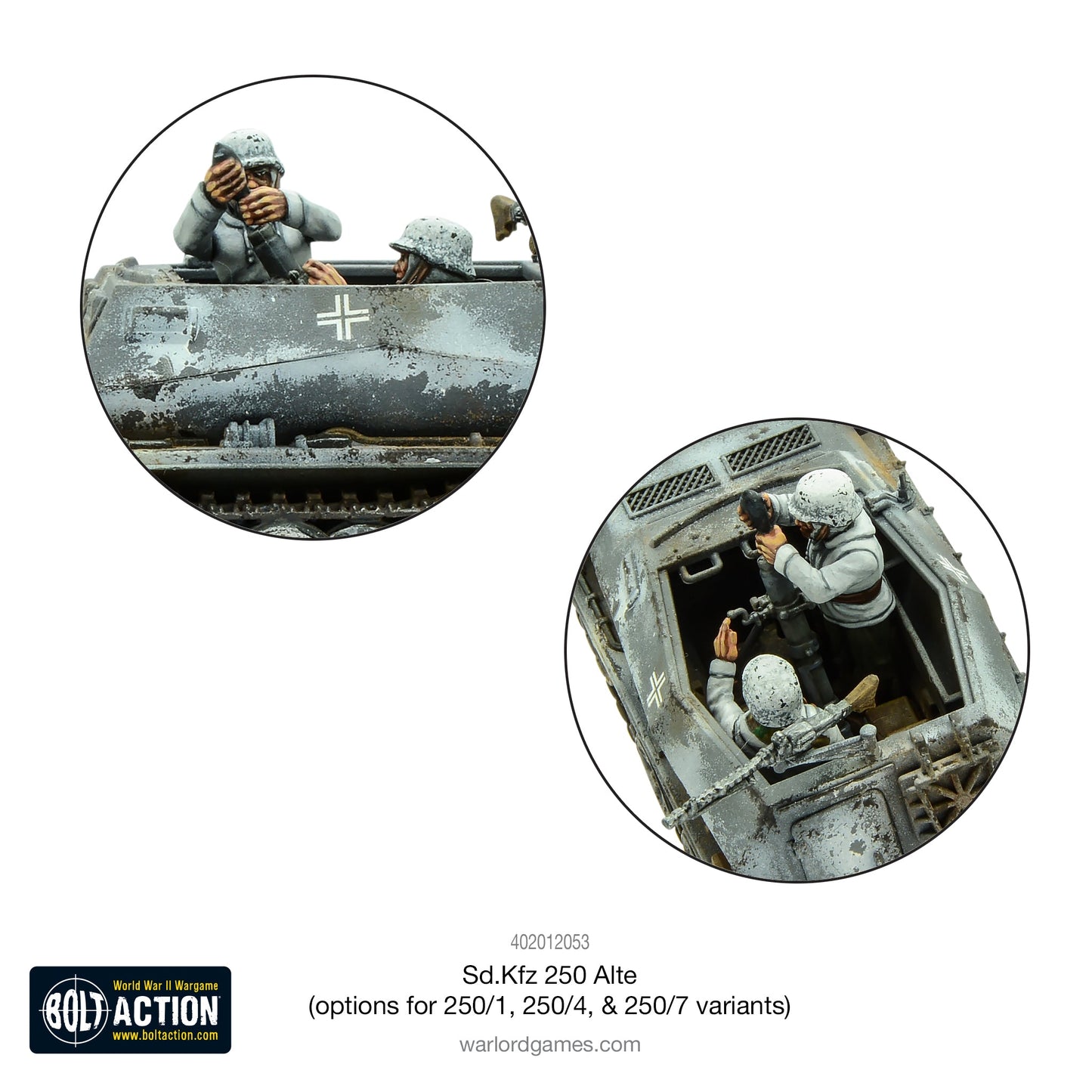 Bolt Action: German - Sd.Kfz 250 Alte (Options for 250/1, 250/4 & 250/7)