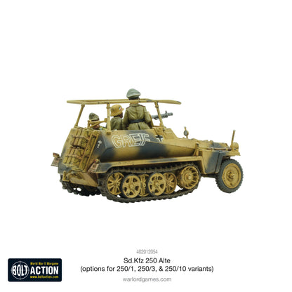 Bolt Action: German - Sd.Kfz 250 (Alte) half-track (options to make 250/1, 250/3 or 250/10 variants)