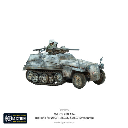 Bolt Action: German - Sd.Kfz 250 (Alte) half-track (options to make 250/1, 250/3 or 250/10 variants)