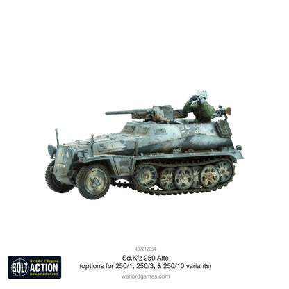Bolt Action: German - Sd.Kfz 250 (Alte) half-track (options to make 250/1, 250/3 or 250/10 variants)