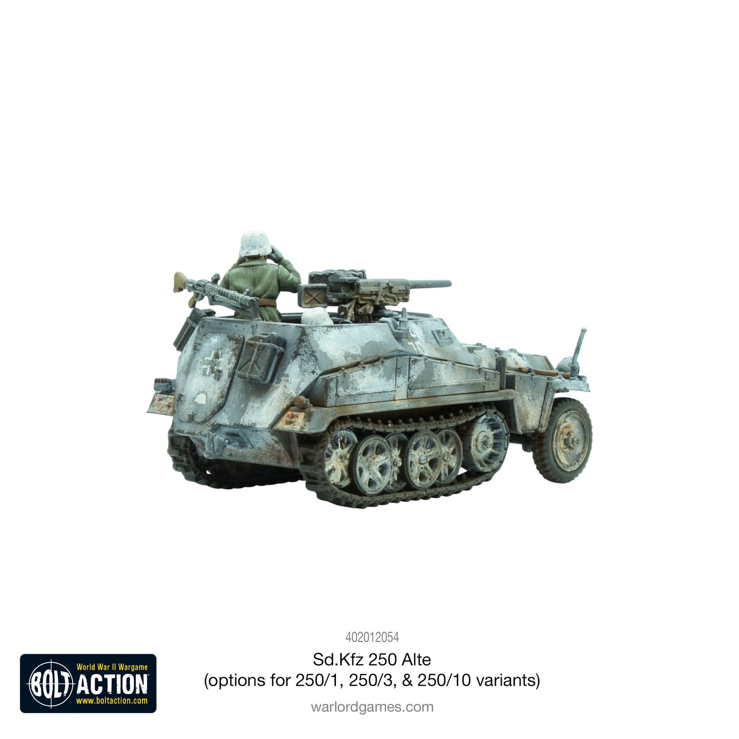 Bolt Action: German - Sd.Kfz 250 (Alte) half-track (options to make 250/1, 250/3 or 250/10 variants)