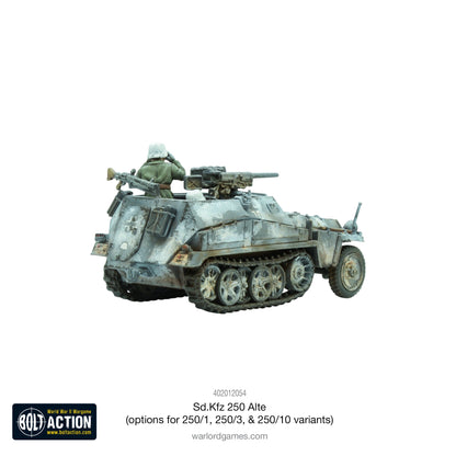 Bolt Action: German - Sd.Kfz 250 (Alte) half-track (options to make 250/1, 250/3 or 250/10 variants)