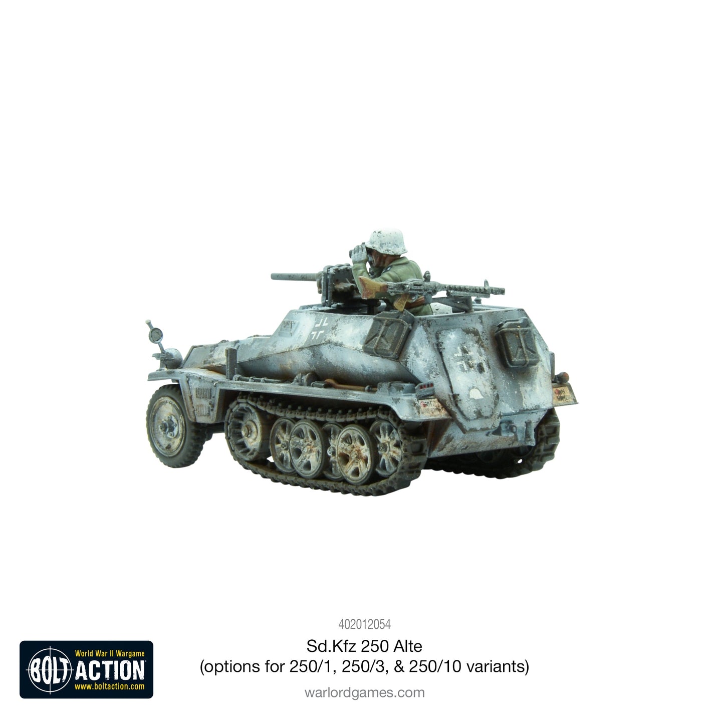 Bolt Action: German - Sd.Kfz 250 (Alte) half-track (options to make 250/1, 250/3 or 250/10 variants)