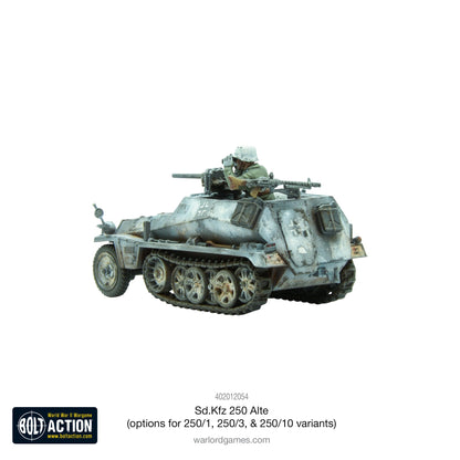 Bolt Action: German - Sd.Kfz 250 (Alte) half-track (options to make 250/1, 250/3 or 250/10 variants)