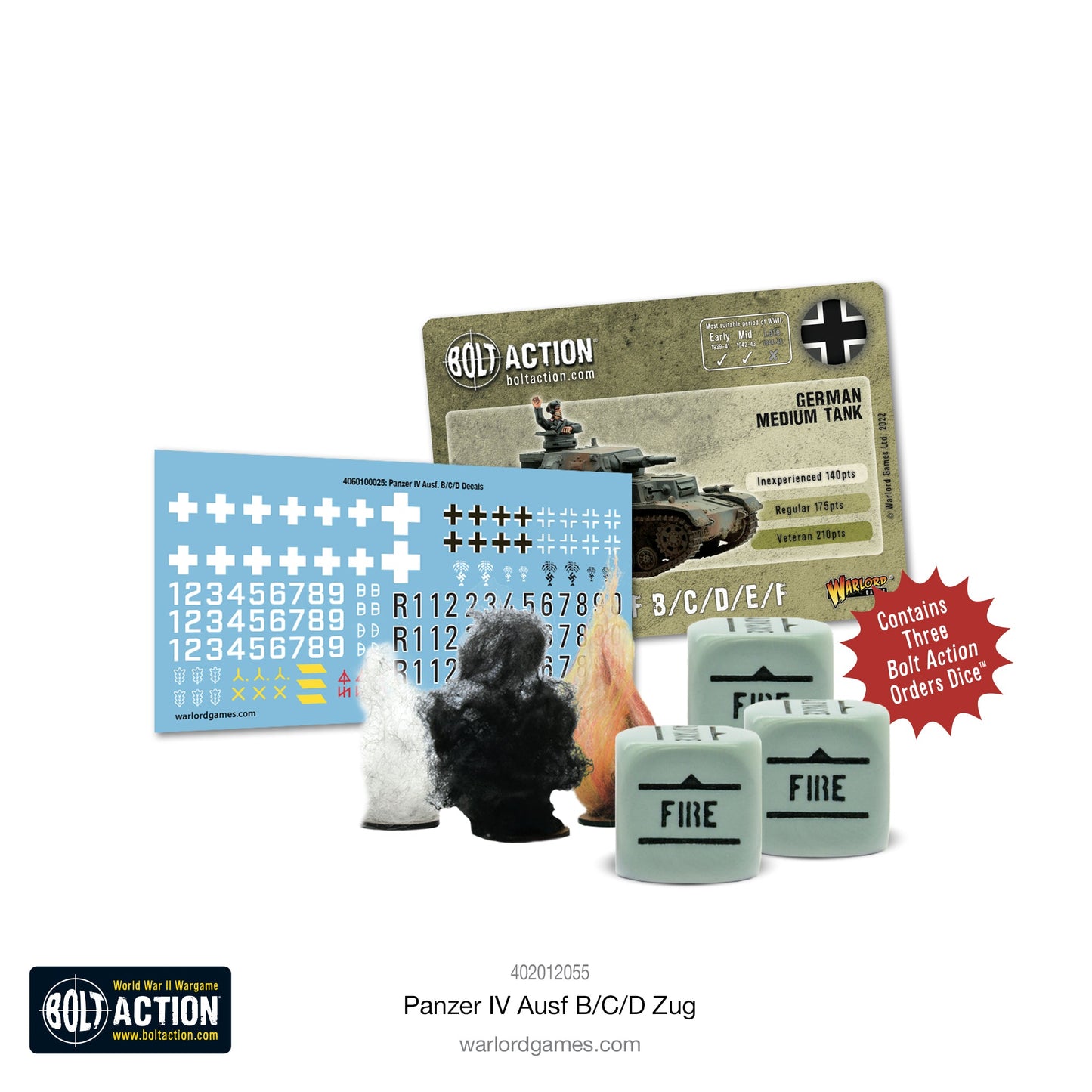 Bolt Action: German - Panzer IV Ausf. B/C/D Zug (Three Tanks)