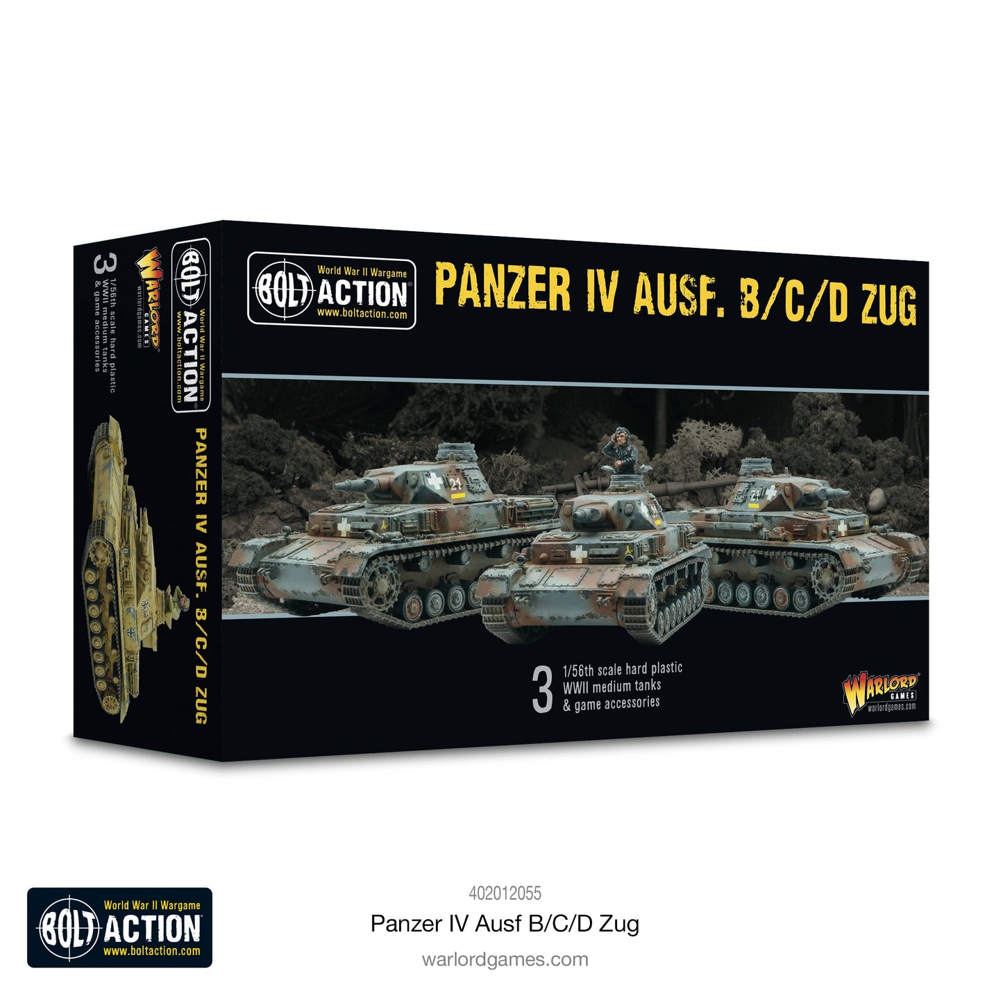 Bolt Action: German - Panzer IV Ausf. B/C/D Zug (Three Tanks)