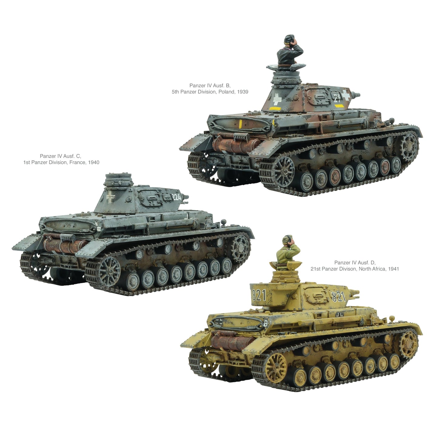 Bolt Action: German - Panzer IV Ausf. B/C/D
