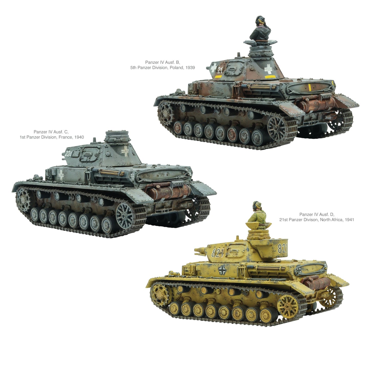 Bolt Action: German - Panzer IV Ausf. B/C/D