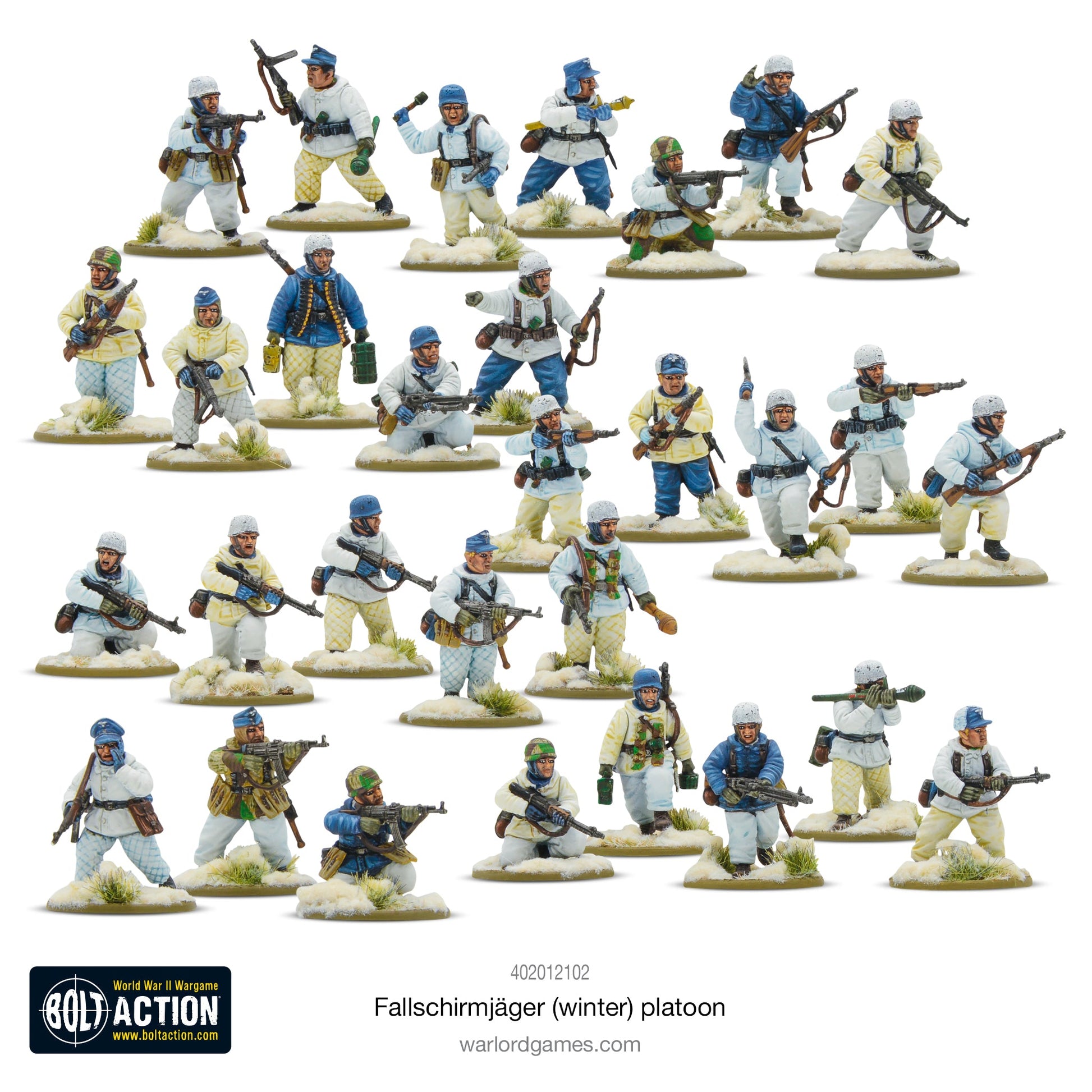 Bolt Action: German - Fallschirmjäger (Winter) Platoon
