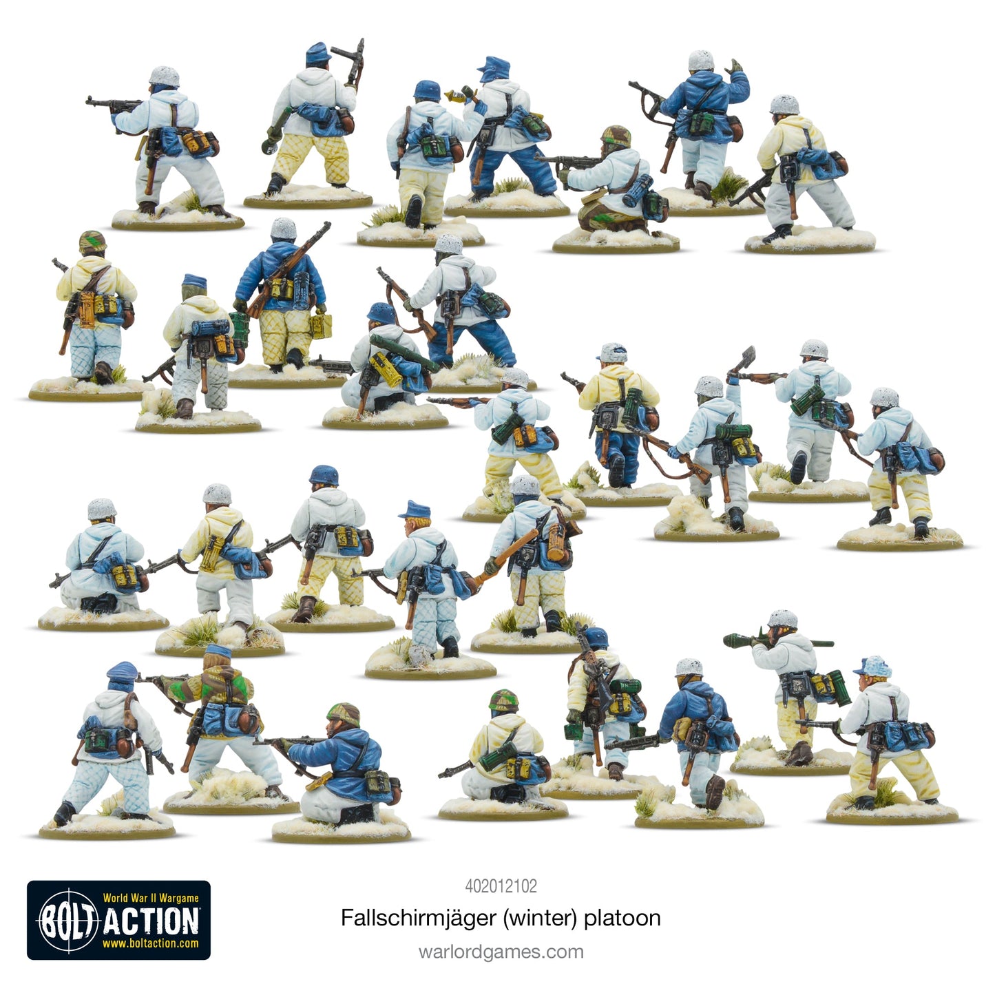 Bolt Action: German - Fallschirmjäger (Winter) Platoon