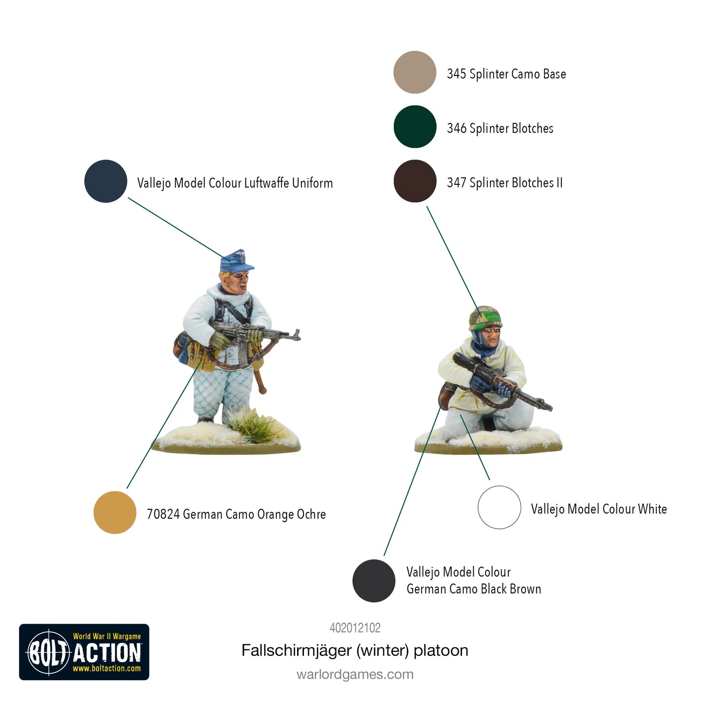 Bolt Action: German - Fallschirmjäger (Winter) Platoon