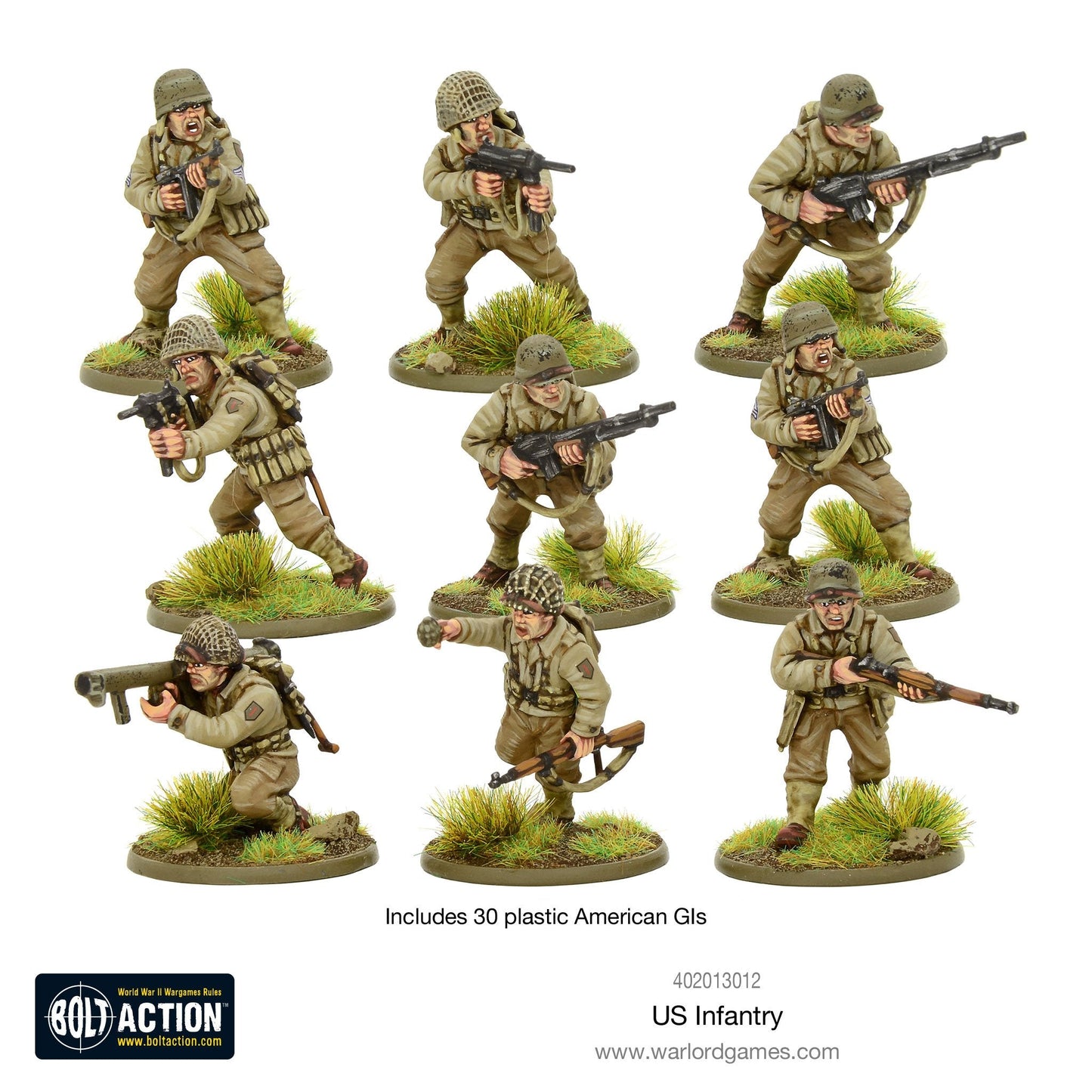 Bolt Action: USA - US Infantry Platoon - WWII American GIs