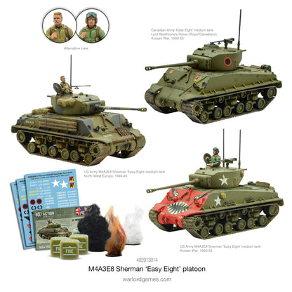 Achtung Panzer!: US Tanks - M4A3E8 Sherman Easy Eight Armoured Platoon