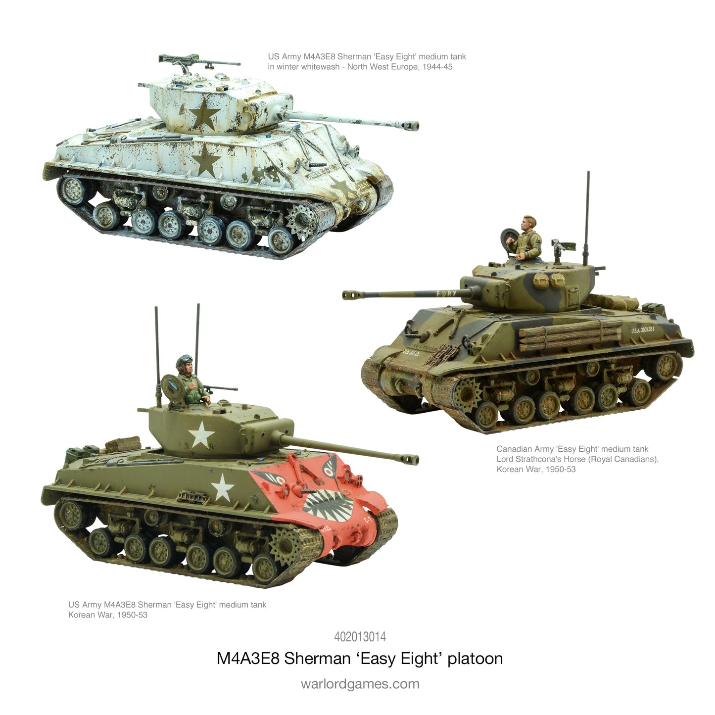 Achtung Panzer!: US Tanks - M4A3E8 Sherman Easy Eight Armoured Platoon