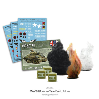Achtung Panzer!: US Tanks - M4A3E8 Sherman Easy Eight Armoured Platoon